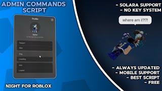 NEW Roblox Admin Command Script | BEST FE UNIVERSA | Pastebin | Solara Support | Mobile Support 2024