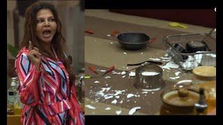 BIGG BOSS MARATHI 4: Rakhi Sawant breaks plates and cups #biggbossmarathi #rakhisawant #biggboss