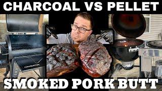 Which is better Charcoal Grill vs Pellet Smoker - Smoked Pulled Pork