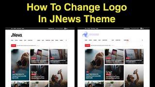 How to change logo in JNews theme | customize wordpress JNews Theme | WordPress Tutorials