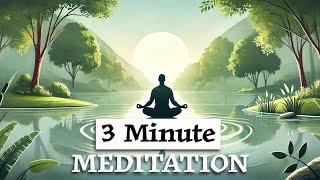 Relax Your Mind with this 3 Minute Guided Meditation (Zen Journey)