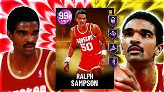 DARK MATTER RALPH SAMPSON GAMEPLAY! HE IS THE BEST CENTER NOT NAMED YAO OR TACKO IN NBA 2K22 MyTEAM!