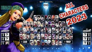 The King of Fighters XV all DLC Characters Select