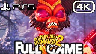 DESTROY ALL HUMANS 2 REPROBED Gameplay Walkthrough FULL GAME (4K 60FPS) No Commentary