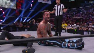 CM Punk's Perfect Coffin Drop Counter (AEW All Out 2021)