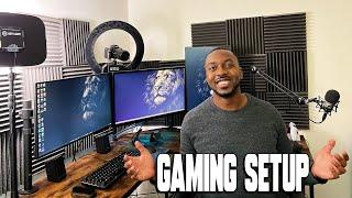 My 2021 Gaming Setup • Room Tour Before I Move! [PS5 & PC]