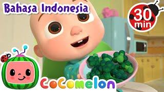 Ya Ya Lagu Suka Sayuran | CoComelon | Lagu Anak | Moonbug Kids Indonesia | Nursery Rhymes