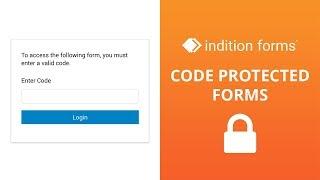 How to make a Code Protected Form in Indition Forms
