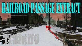 Railroad Passage Extract Location Customs | Escape from Tarkov