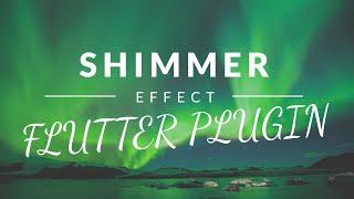 How to use shimmer effect plugin in flutter application