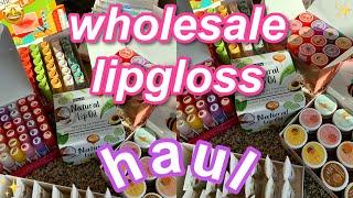 CRAZY $1000+ INVENTORY HAUL HUGE LIP GLOSS HAUL FOR SMALL BUSINESS + VENDORS LIST!