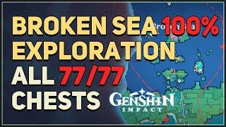 Broken Sea All Chests 100% Exploration Genshin Impact