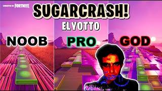 ElyOtto - SugarCrash! - Noob vs Pro vs God (Fortnite Music Blocks)