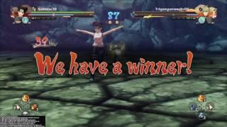 Naruto Ultimate Ninja Storm 4 Rank Match: Trigungunsmoke10 vs Salimoo30