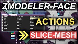 ZBrush - ZModeler Polygon(Actions) - "Slice-Mesh"