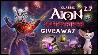 AION Classic EU  Big Giveaway for my subscribers 