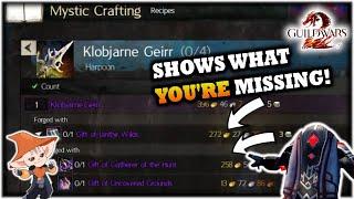 Mystic Crafting Showcase – Guild Wars 2 Blish HUD Guide