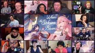 Genshin Impact 2.5 Trailer "When the Sakura Bloom" - Reaction Mashup (Genshin Impact)