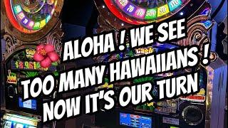 Are Hawaiians really lucky in Las Vegas? We spun $25 - $125 spins in Las Vegas #jackpots #mgmgrand