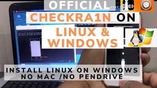 OFFICIAL CHECKRA1N FOR LINUX /WINDOWS iOS 13 JAILBREAK [FULL TUTORIAL] (NO PENDRIVE-NO MAC)