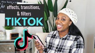 How to add filters, effects, & transitions to TikTok video