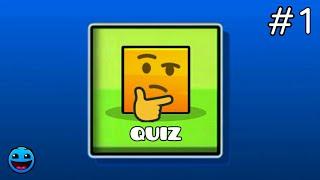 GEOMETRY DASH QUIZ #1 | Geometry Dash | Partition : What is your score ? (Easy ~ Normal)