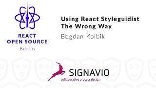 Using React Styleguidist The Wrong Way – Bogdan Kolbik