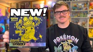 NEW Pokémon Surging Sparks Pokémon Center Exclusive ETB Opening!