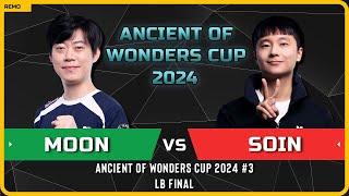 WC3 - [NE] Moon vs Soin [ORC] - LB Final - Ancient of Wonders Cup 2024 #3