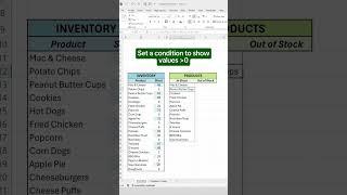 Create inventory tracker to manage stock like a pro #excel #exceltips