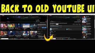 I hate the new YouTube Ui/Layout - Here's how i fixed it (back to old layout)