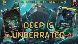 Deep Is An Underrated Answer To Current Aggressive Meta ft. Nautilus Maokai | Legends of Runeterra