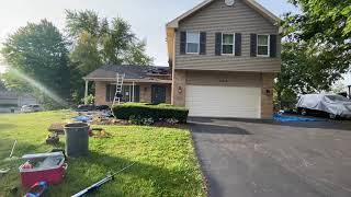 New IKO DYNASY Roof ￼- Granite black Complements the siding.￼ Paid for By Insurance claim.