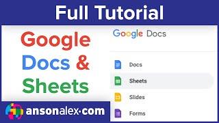 Google Docs and Sheets | Tutorial