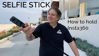 INSTA360: How to hold the INVISIBLE Selfie Stick