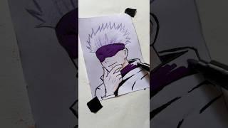 Drawing gojo || Jujutsukaisen character drawing || #animedrawing #anime #art