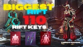 110 RIFT KEYS ! ️ | ITU RIFT EVENT | Biggest Rift Ever | Shadow Fight Arena | Yoriichi gaming