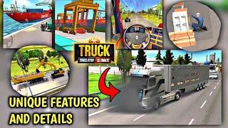 Unique Features And Details In Truck Simulator Ultimate New Update 1.1.7  | Truck Gameplay