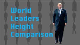 World Favorite Presidents Heights Shortest to Tallest - Donald Trump VS Others