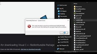 Fixed - The code execution cannot proceed because MSVCP120.dll was not found  quickshot exe error