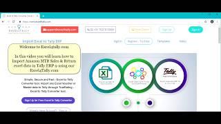 Import Amazon MTR Sales & Return Excel Data to Tally Using Excel4Tally