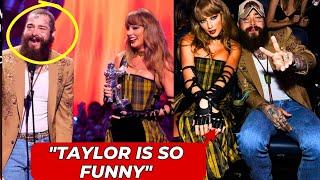 During Acceptance Speech What Taylor Swift SAYS to Post Malone that Makes Everyone LAUGH VMAs 2024