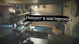 уют в подвале мастерской #diy #ремонт #сварка #стройка #дизайн #дизайнинтерьера