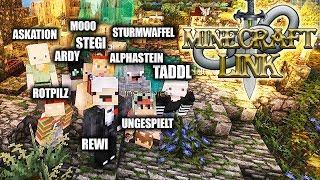 MINECRAFT LINK - Das Abenteuer beginnt ! (Mit Taddl, Unge, Alphastein...)