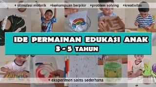 IDE PERMAINAN EDUKASI ANAK DIRUMAH II MAINAN EDUKASI ANAK 3 TAHUN KEATAS