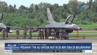 Pesawat TNI AU Untuk HUT RI di IKN Tiba di Balikpapan