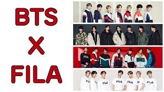 BTS X FILA ADS COMPILATION