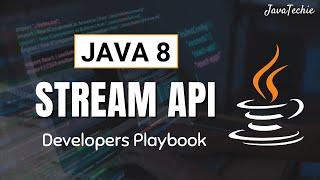 Java 8 Stream API Cheat Sheet for Interviews | PlayBook | @Javatechie