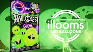 Spooky light up Alien balloons from illooms