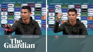 ‘Drink water’: Ronaldo’s gesture a snub to Euros sponsor Coca-Cola